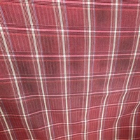 Tissu extensible en polyester teint en fil à carreaux, couleur unie, 175 g/m², pour pantalons, jupes et costumes pour femmes