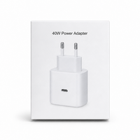 Cargador Rápido PD de 40W 20W, Adaptador de Pared USB-C Original de Fábrica, Bloque de Energía Tipo C, Carga Rápida para iPhone 17 Pro Max 16 Plus 15