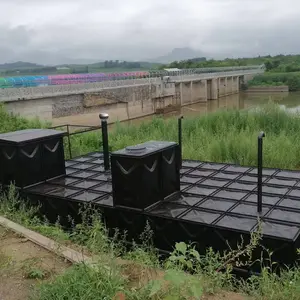 Bon marché Stockage souterrain préfabriqué GSC BDF Réservoirs d'eau boulonnés combinés souterrains