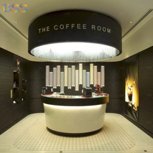ร้านกาแฟบาร์เฟอร์นิเจอร์ร้านค้าร้านค้าร้านค้าร้านค้าร้านค้าร้านอาหารเนสเปรสโซ่ร้านอาหารบูติกสีขาวสีน้ำตาล - Product Image 3