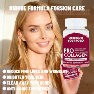 Complément alimentaire de collagène de poisson hydrolysé naturel biologique sans sucre <span class=keywords><strong>OEM</strong></span>/ODM, L-glutathion, vitamines, 60 comprimés pour la beauté de la peau et des cheveux - Product Image 2