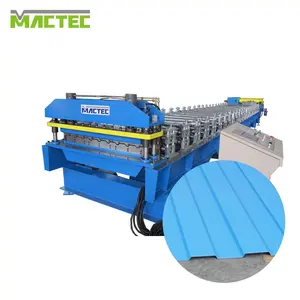 Cold Roll Forming Machine Vietnam Roof Tile Ibr 5 Rib Metal Corrugated Former Panel Cutter Zinc Roofing Sheet Making Machine