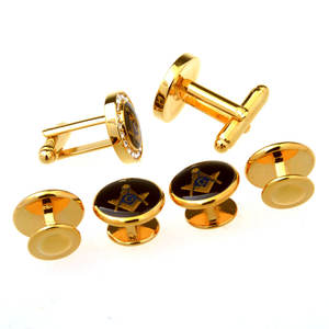 Vente en gros d'or plaqué argent strass <span class=keywords><strong>maçon</strong></span> symbole hommes chemise bouton de manchette <span class=keywords><strong>maçon</strong></span> <span class=keywords><strong>franc</strong></span>-<span class=keywords><strong>maçon</strong></span> ensembles de boutons de manchette maçonnique - Product Image 6