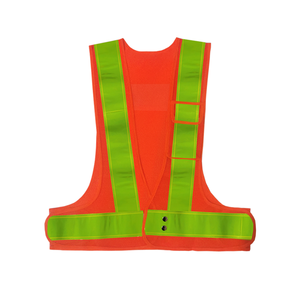 視認性の高い反射安全Tシャツ構造ポケット付きハイビズワークシャツ - Product Image 5