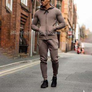 top quality custom cotton tracksuit men tracksuits custom logo for printing - Product Image 4