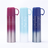 Bouteille d'eau en acier inoxydable à Double paroi 350ml/500ml 304