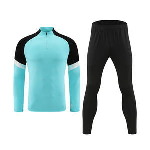 Хорошее качество, новая дышащая Футбольная форма, согревающий спортивный костюм с логотипом на заказ, футбольная куртка - Product Image 2