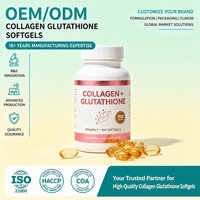 Collagène Glutathion Élasticité de la Peau Gélules OEM ODM Marque Privée Vente en Gros Stock Prêt Qualité Alimentaire pour la Santé des Femmes