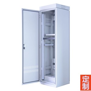 Sheet Metal Network Cabinet Galvanized Steel Baking Paint Customized For Telecom Power Building - Product Image 2