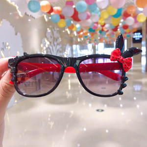 4 black rabbit ears glasses