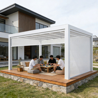 Pergola intelligente en aluminium électrique 100 % écologique Tingmeihaoting pour toit de véranda