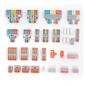 Electrical Wire 2Pin 3Pin 4Pin 5Pin <b>Quick</b> Connection Terminal Block Power Compact Mini Push in Lever Nut Splice <b>Connector</b> - Product Image 6