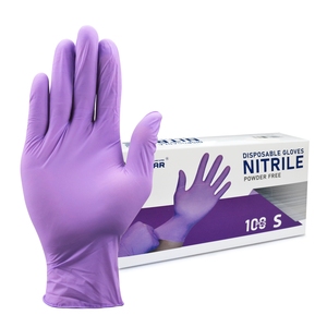XINGYU 100 Stück pro Box Farbige Nitrilhandschuhe für Maniküre Größe XXL Einweg- und Puderfreie Nitrilhandschuhe für die Automobilindustrie - Product Image 1
