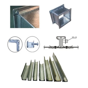 Máquina OEM de alta precisión para conectores transversales de <span class=keywords><strong>conductos</strong></span>, motorizada, de acero galvanizado, formadora de bridas para <span class=keywords><strong>conductos</strong></span> HVAC - Product Image 3