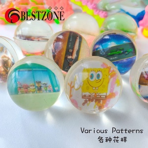 32Mm Rắn Đầy Màu Sắc Nảy Bóng Hỗn Hợp Màu Sắc, Đồ Chơi Ma Thuật Nhảy Bóng Đồ Chơi, Spiky Trẻ Em Bóng Đồ Chơi - Product Image 2