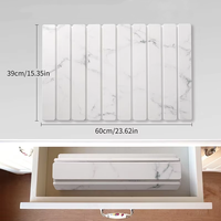 Tapis de séchage pour assiettes Cedar Space, pour la cuisine, séchage rapide des vaisselles, tapis de table pliable, absorbant l'eau, en terre de diatomée