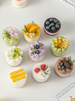 Boîtes en plastique PS transparentes carrées et rondes, écologiques, recyclables, en acrylique pour dessert, boîte à gâteau, mini boîte à tiramisu