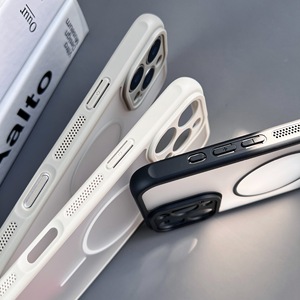 Funda Protectora para Teléfono <span class=keywords><strong>iPhone</strong></span> 17 16 15 14pro Max 13, de Lujo, Moderna, Mate, Esmerilada, con Marco de TPU, Resistente a Golpes, con Protección Magnética - Product Image 5