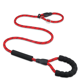 Wholesale Strong Padded Rivet Waterproof <strong>Dog</strong> Leash Climbing Running Tracking Reflective Soft Handle Nylon Rope Pet <strong>Dog</strong> Leash - Product Image 2