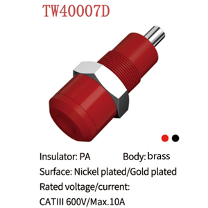 Brass Nickel Plated Panel <strong>Socket</strong> with Banana <strong>Socket</strong> <strong>28mm</strong> - Product Image 2