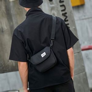 Casual Oxford Cloth Men's Single Shoulder <b>Bag</b> <b>Small</b> Square Crossbody Messenger <b>Bag</b> - Product Image 2