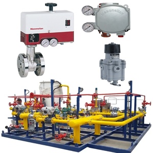 Vanne de régulation de débit de gaz pneumatique sur skid avec vanne Masoneilan série 28000 Varipak, positionneur de vanne SVI1000 7700E, OEM - Product Image 4