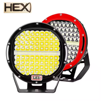 Phare de travail LED de 9 pouces 408W 6000K Spot Flood Combo Beam Off Road 4WD 4X4 Fog Driving Lamp pour Jeep Wrangler Pickup Truck