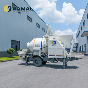 Mobile Concrete Mixer With Pump Diesel Mini Concrete Mixer With <b>Loading</b> Pump Concrete Mixer Truck With Pump - Product Image 6