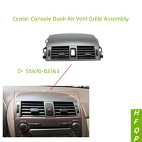 Grille d'aération du tableau de bord de la console centrale #5567002163 # pour Toyota Corolla 2007-2013 Matte 55670-02163