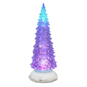 TIANHUA Hot sale wholesale Plastic led Christmas acrylic tree family home decoration supplies ornaments Home Table Party Decor