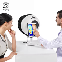 Analyseur de peau du visage avec analyse de l'acné, système numérique 3D pour utilisation en salon de beauté commercial