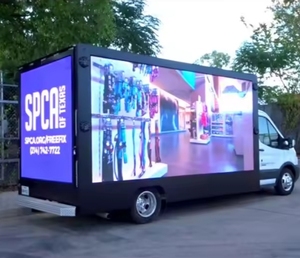 Mới nhất P10 ngoài trời Màn hình <span class=keywords><strong>LED</strong></span> tủ trưng bày xe tải di động van quảng cáo camion publicitario cho chương trình lớn - Product Image 5