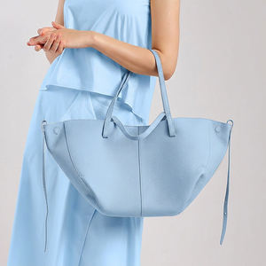 <span class=keywords><strong>Sac</strong></span> à <span class=keywords><strong>main</strong></span> pour femme Fabrication <span class=keywords><strong>Sac</strong></span> Tote Cuir Véritable Bleu OEM/ODM Femme Été Couleur Macaron Grande Capacité <span class=keywords><strong>Sac</strong></span> à <span class=keywords><strong>Main</strong></span> - Product Image 3