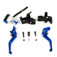 Rts Universele 7/8 "22Mm Motorcycle Clutch Hoofdremcilinder Reservoir Hevels Kit Vloeistof Reservoir Set