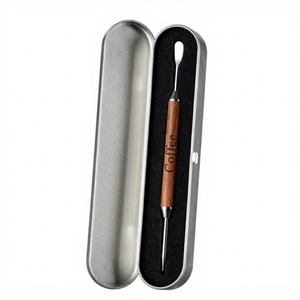 Pluma Profesional para Latte Art <span class=keywords><strong>de</strong></span> Barista, Aguja <span class=keywords><strong>de</strong></span> Doble Punta para Tallar <span class=keywords><strong>Café</strong></span>, Acero Inoxidable, Herramienta para Decorar <span class=keywords><strong>Café</strong></span> y Crear Patrones con Espuma <span class=keywords><strong>de</strong></span> Leche - Product Image 1