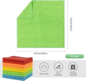 <b>Microfiber</b> Soft Disposable Kitchen <b>Towels</b> Assorted Pack for Home Appliance Dish Cleaning Absorbent Rags - Product Image 2
