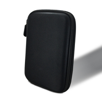 Étui de transport portable étanche en EVA rigide avec fermeture éclair antichoc pour accessoires électroniques numériques