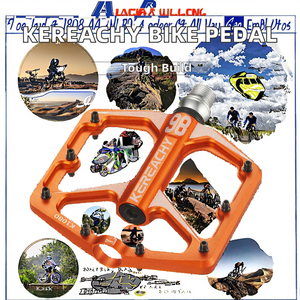 Pedal de Bicicleta Individual Ultraligero de Aluminio Antideslizante de Alta Calidad KEREACHY, 3 Rodamientos, Accesorios para Bicicletas, Bicicletas para Niños de Primera Calidad - Product Image 2