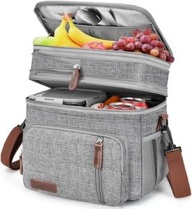 Muestra Gratuita, Mochila Nevera Gris de Gran Capacidad y Alta Calidad para Picnic al Aire Libre con Forro de PEVA - Product Image 1