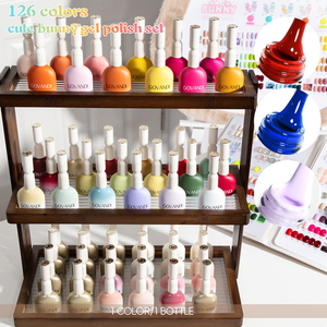 ชุดเจลทาเล็บสีน่ารักลายกระต่าย 126 สี ยี่ห้อ SW สำหรับมืออาชีพ แบบลอกออกได้ด้วยน้ำยาล้างเล็บ ใช้กับหลอด UV/LED เหมาะสำหรับร้านทำเล็บ รับผลิตแบรนด์ส่วนตัว (OEM) - Product Image 3