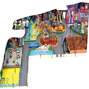 New Design Plastic Ball Pit <b>Slide</b> Combo Soft Play Commercial <b>Indoor</b> Playground - Product Image 5