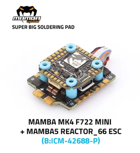 <span class=keywords><strong>MAMBA</strong></span> MK4 <span class=keywords><strong>F722</strong></span> <span class=keywords><strong>MINI</strong></span> F40/เครื่องปฏิกรณ์ 44A/66A <span class=keywords><strong>MINI</strong></span> เครื่องควบคุมการบินกอง ICM42688P Gyro 20 มม./M2 สําหรับ FPV Drone - Product Image 5