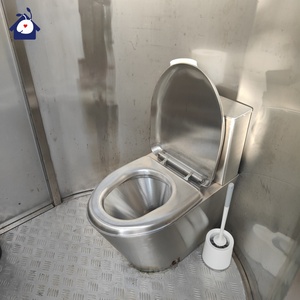 Inodoro de plástico portátil móvil Alquiler Unidad de lujo prefabricada Ducha y baño Inodoro móvil público Precio - Product Image 2