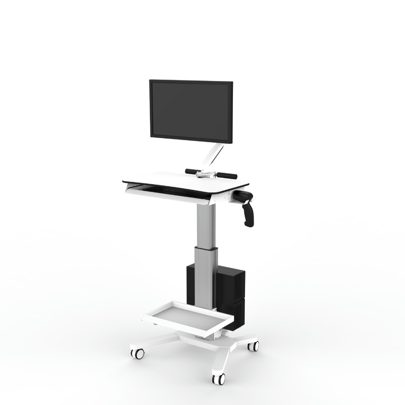 Modern Height Adjustable Mobile Workstation Laptop