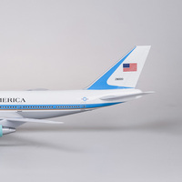 Modèle d'avion en résine Boeing B747 Air Force One à l'échelle 1/150, 47 cm, avec trains d'atterrissage, objet de collection