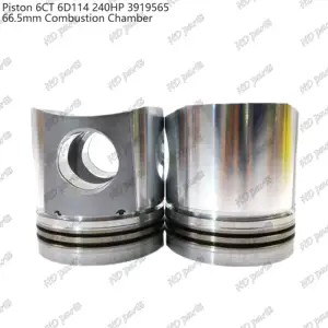 6CT 6D114 Chamber Size 66.5mm Piston 3919565 Suitable For Cummins Engine parts