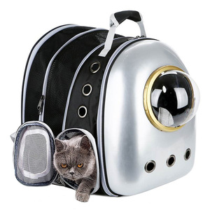 Baolujie Pet Backpack Carrier Expandable Foldable Large Capacity Portable Breathable For <b>Cats</b> - Product Image 5