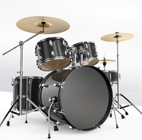 Customizable 5-drum and 3-cymbal Drum Set Jazz Percussion Instrument SD-1 Hot Selling Model