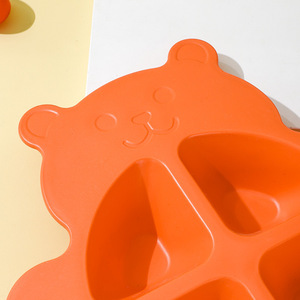 Custom Cartoon Cute Dinnerware Kids Feeding <b>Plate</b> Set Plastic Food <b>Plates</b> and Bowls with Cutlery - Product Image 3