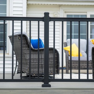 Clôture en aluminium de style moderne, balcon, <span class=keywords><strong>toit</strong></span>, <span class=keywords><strong>terrasse</strong></span>, balustrades, main courante, garde-corps pour escaliers, balcons, terrasses et usage extérieur - Product Image 3